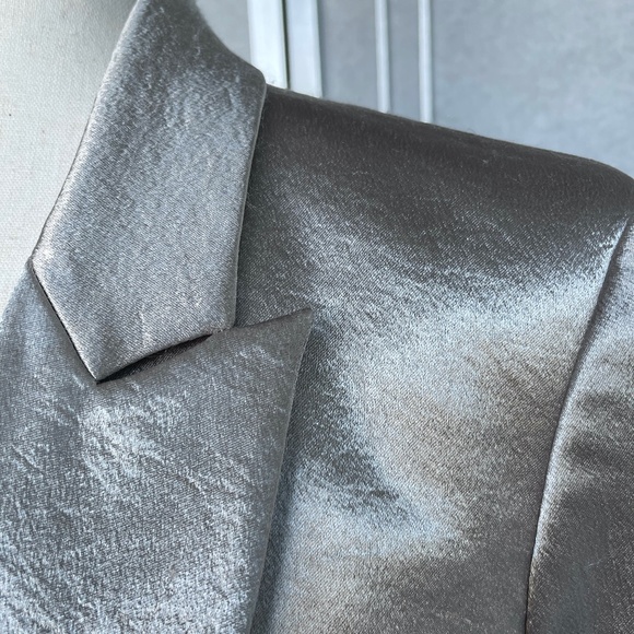 L'AGENCE Metallic Chamberlain Blazer sz 8 - Picture 3 of 13